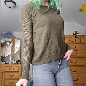 Knitted Dark Green Sweater
